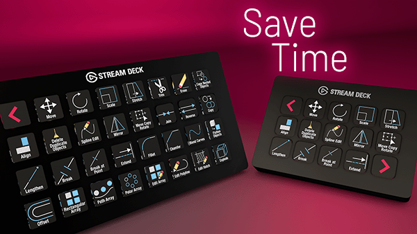 AutoCAD Pro Profiles Stream Deck Mac — sideshowfx